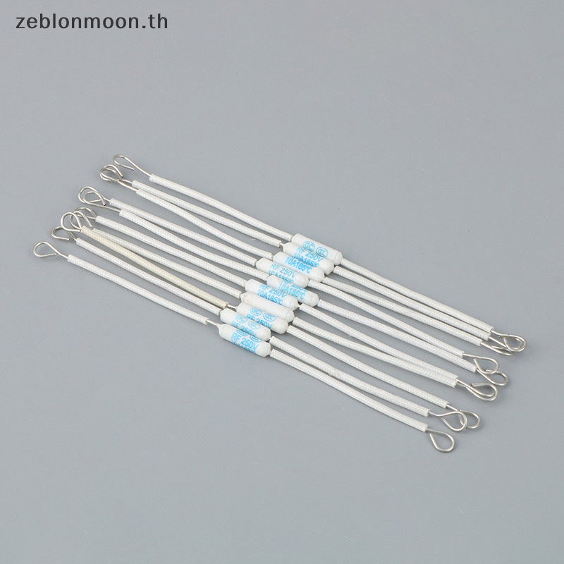 [July] 10 ชิ้น RF250V 10A การตัดความร้อน 185 องศา RF 250V ฟิวส์อุณหภูมิเซรามิก {th}