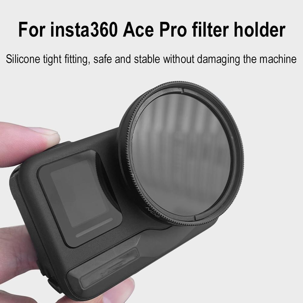 Hepail Co-ผลิตสําหรับ Insta360 Ace Pro Filter สําหรับ Ace Universal กรอบป้องกันโลหะ U1t5