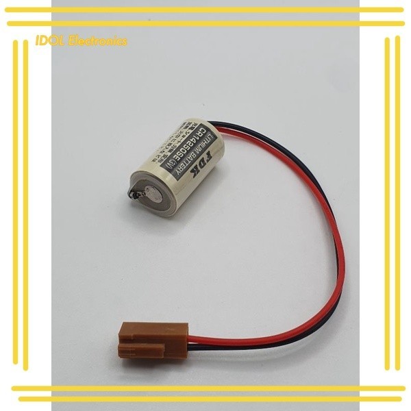 ราคาถูก! FDK CR14250SE CR14250 14250 3V แบตเตอรี่ลิเธียม FANAC สีน้ำตาล Plug สินค้าพร้อมส่ง