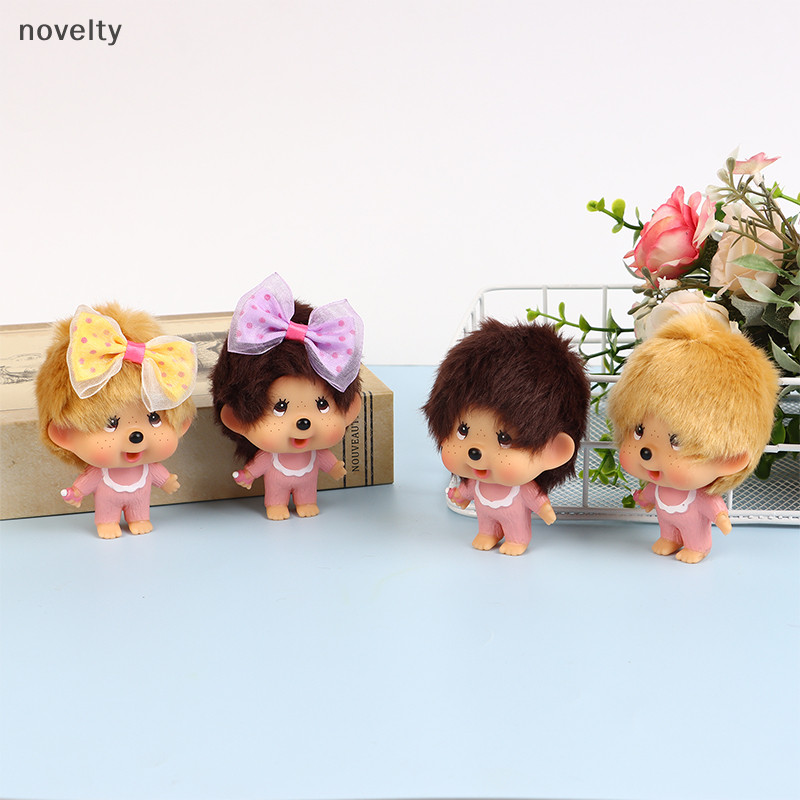 Nly Monchhichi Kawaii ตุ๊กตาของเล่นสําหรับ DIY จี้พวงกุญแจอุปกรณ์เสริมกระเป๋าจี้ตุ๊กตาของเล่นเด็กน่ารักของขวัญ N