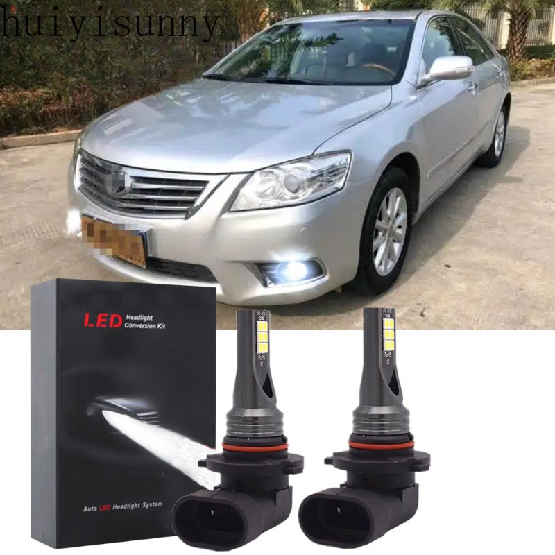Hys สําหรับ 2007 2008 2009 2010 2011 2012 2013 Toyota Camry - 2x Xenon 6000K สีขาว LED ไฟหน้าหลอดไฟช