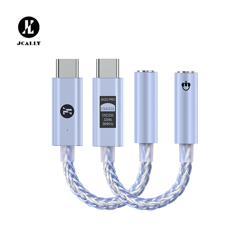 JCALLY JM20 PRO เครื่องขยายเสียงรหัสเสียงดิจิตอล CS43131 รองรับ 8 Class EQ Adjustmen HIFI DAC JM20Pr