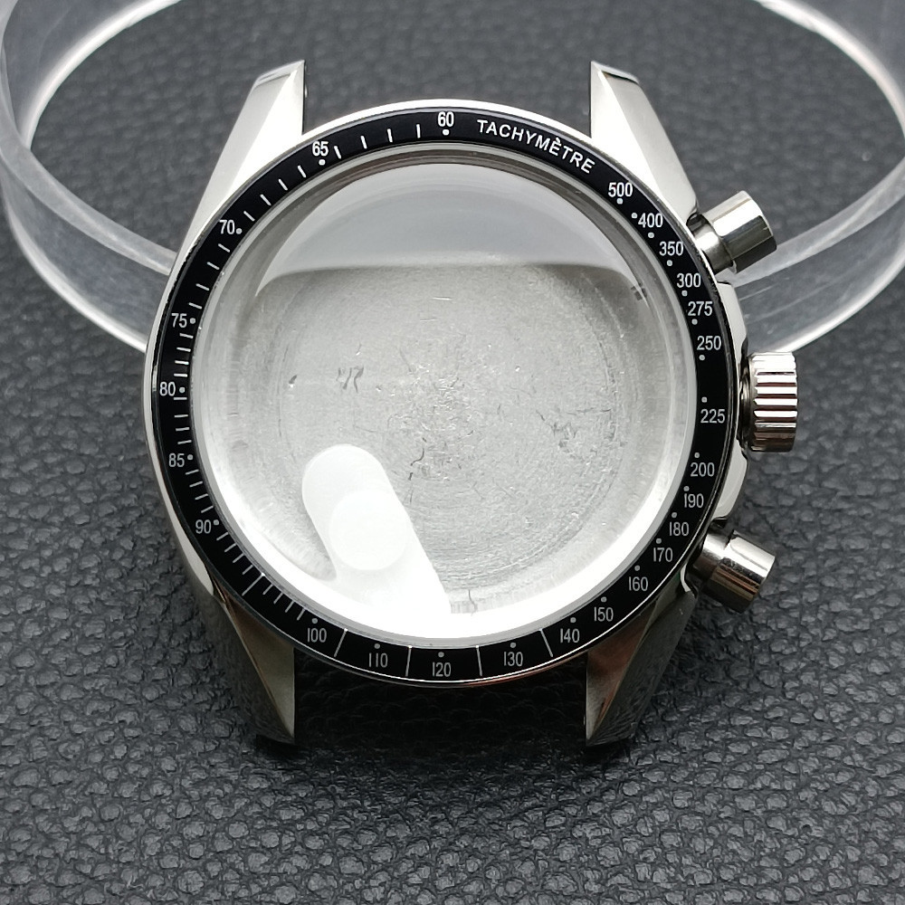 Qxj 39.7 มม.นาฬิกาผู้ชายโลหะกรณี FIT VK63 การเคลื่อนไหวกรณีอุปกรณ์เสริมนาฬิกาอะไหล่นาฬิกาเหมาะกับ 20 มม.นาฬิกากล่อง