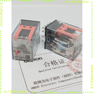 my4ngs my4GS พร้อมส่ง! รีเลย์ MY4N-GS 12VDC 24VDC 220vac MY4GS 12VAc 24vac หม่