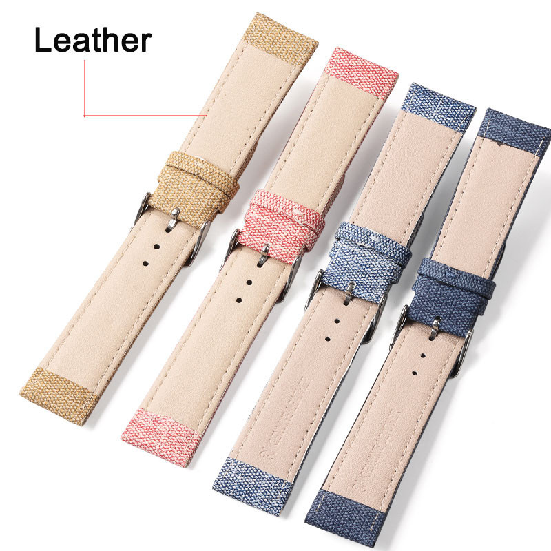 เร็ว การส่งสินค้า ผ้ายีนส์ ผ้าใบสายนาฬิกาไนล่อนวงสร้อยข้อมือหนังนิ่ม10มิลลิเมตร12มิลลิเมตร14มิลลิเมตร16มิลลิเมตร18มิลลิเมตร20มิลลิเมตร22มิลลิเมตรกีฬาสายนาฬิกาข้อมือสานเข็มขัดผู