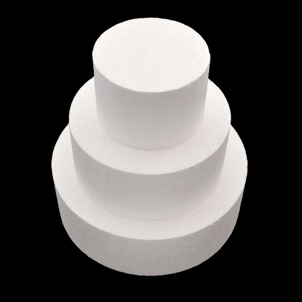 Karen โฟมเค้กขนาด 4/6/8 นิ้ว ตกแต่ง Sugarcraft Dummy รอบ