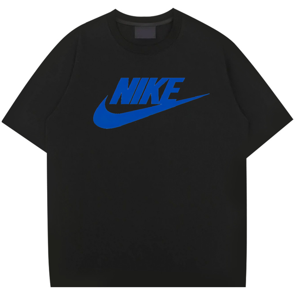 NIKE การเคลื่อนที่ ง่าย ทั้งสองเพศ การว่างจากงาน คู่ เสื้อยืด DIY