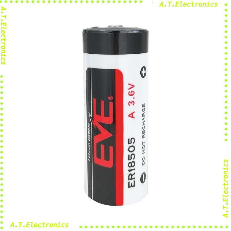 พร้อมส่ง! ER18505 A แบตเตอรี่ลิเธียม ยี่ห้อ EVE 3.6V  4.0Ah 18505 er eve มีสาย ขาลงปริ้น สินค้ามีพร้