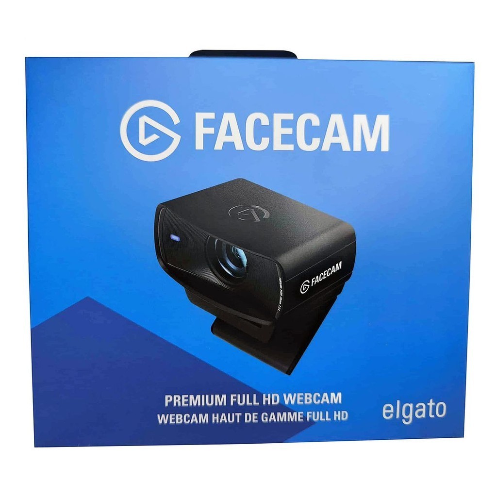Elgato Facecam MK.2 Premium 1080p60 Full HD USB Webcam (Black), 10WAC9901