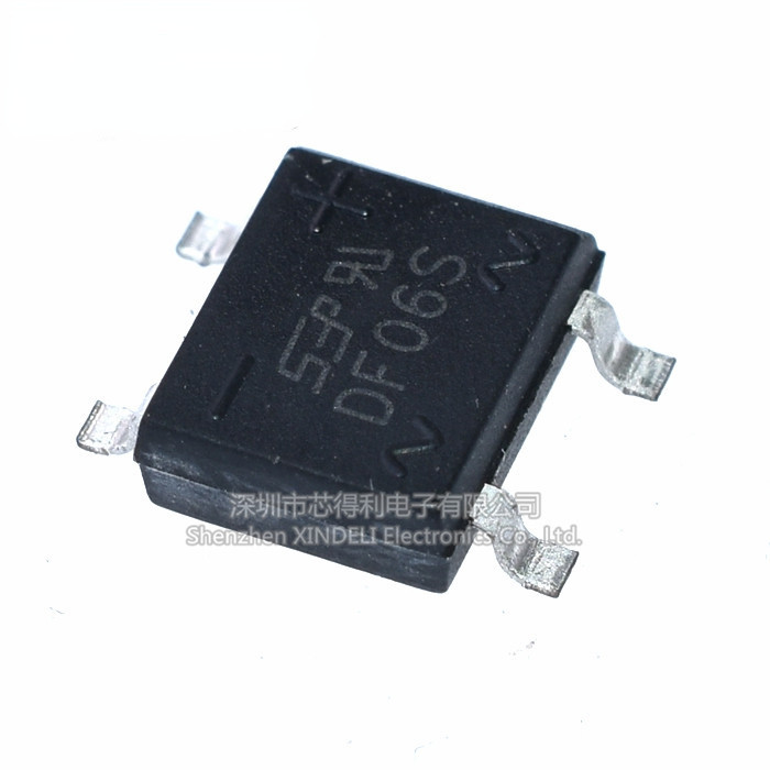 D DF06S Patch 4-Pin Rectifier Bridge DF06S Power Rectifier Bridge Pile ยี่ห้อใหม่พร้อมสต็อก
