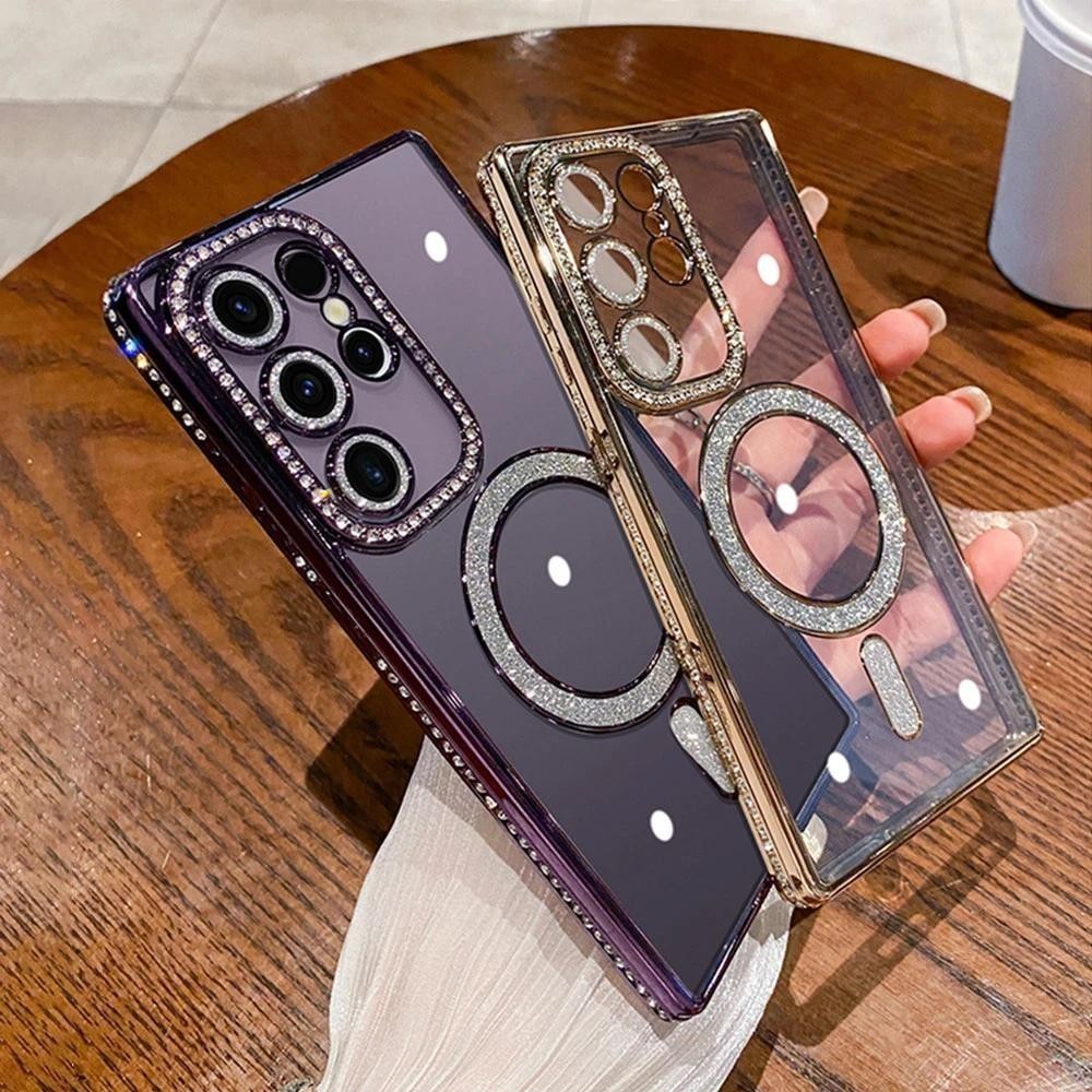 เคสกันกล้อง A16 A06 A26 A36 A56 เคสแม่เหล็ก ชาร์จได้ สำหรับ Samsung S22 S24 S25 S23 Ultra A05 A05S A15 A25 A35 A55 062