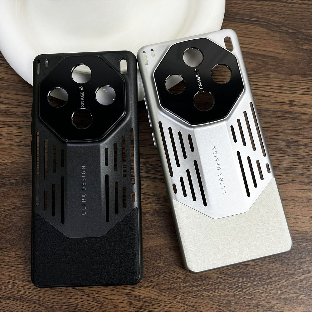 เลนส์ป้องกัน PC + หนังความร้อน Sink Cooling Case สําหรับ Vivo X100 X100S Pro ปกแข็ง X100pro