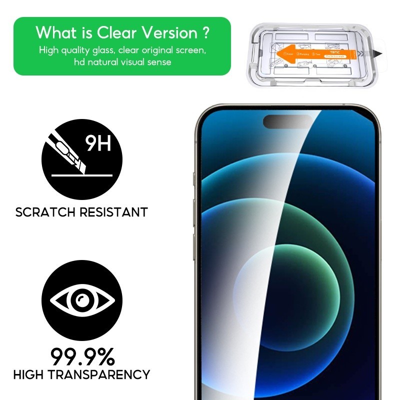 ⚡️ติดง่าย⚡️ฟิล์มกระจก Xiaomi Redmi Note 13 12 11 Pro 5G 13C 10C 12C 11T 12T Pro ฟิล์มใสพร้อมบล็อก กันเสือก เต็มจอ สำหรับ - รูปที่ 5