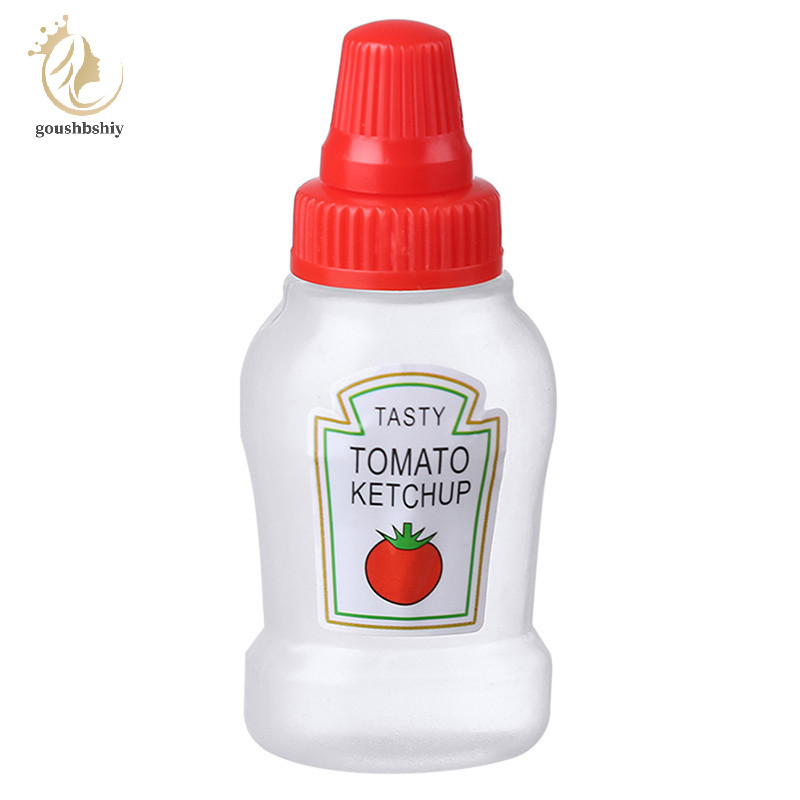 [goushbshiy] ภาชนะบรรจุซอสขนาดเล็กแบบพกพามะเขือเทศน้ําเกรวี่สลัดขวดน้ํามัน TH