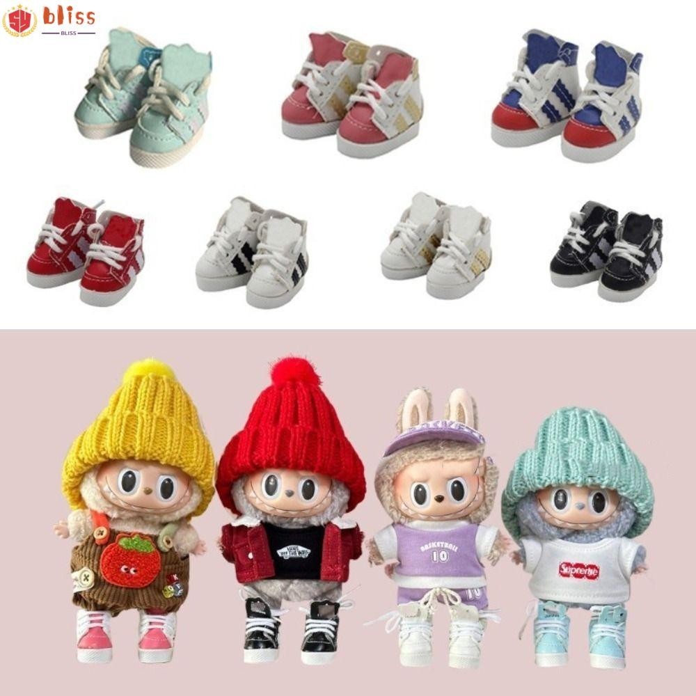 Blliss Plush Labubu ตุ๊กตาแว่นตา,Multicolor รอบกรอบ Labubu ตุ๊กตาแว่นตา,งานอดิเรก 17 ซม. Labubu พลาสติก 17 ซม.Labu ตุ๊กตาอุปกรณ์เสริมตุ๊กตาของเล่น