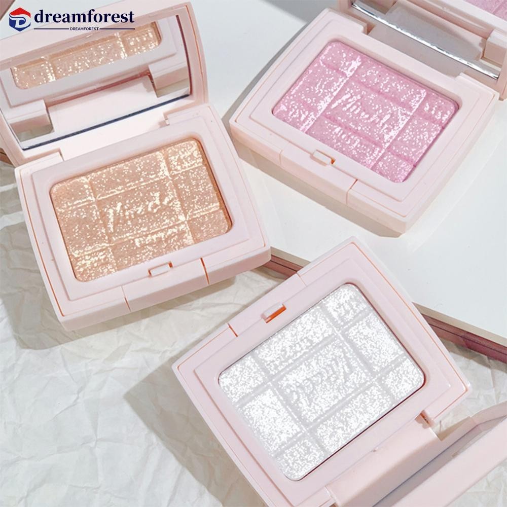 Dreamforest 3D นูน Glitter Palette อายแชโดว์ Cheek Contour High Gloss Palette Body Highlight Palette