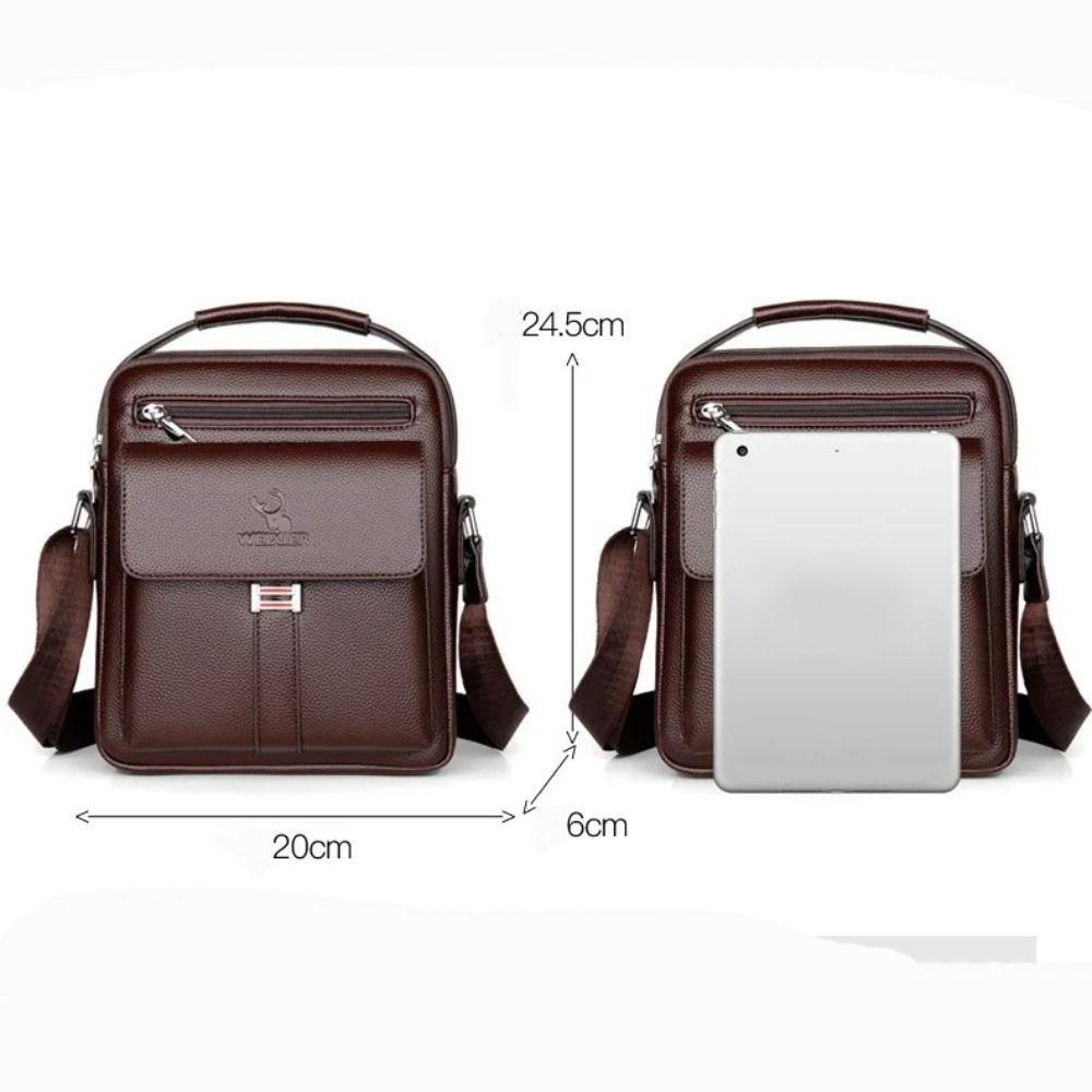CONFIANZA Business Man Messenger Bag,หลายกระเป๋าสีทึบผู้ชายCrossbodyไหล่กระเป๋า,กระเป๋าถือคุณภาพสูงของแท้หนังขนาดใหญ่ความจุFanny Pack