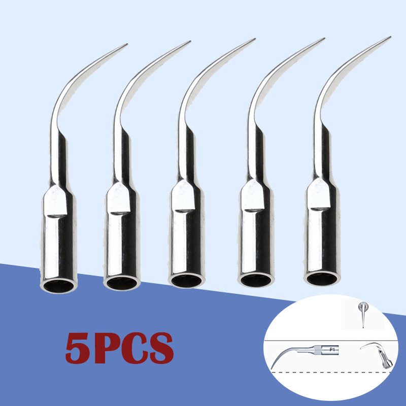 5 ชิ้น/แพ็คทันตกรรม Scaler เคล็ดลับ Fit EMS นกหัวขวาน DTE ทันตกรรม Ultrasonic Scaler Handpiece Scaling Tip