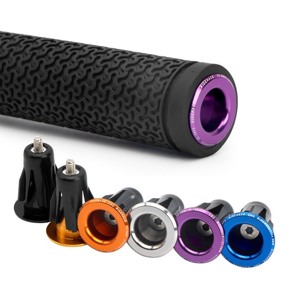 [BETL]ที่อุดปลายแฮนด์จักรยานล็อคอลูมิเนียมอัลลอยด์ Mtb Handle Bar Grips Cover Cap