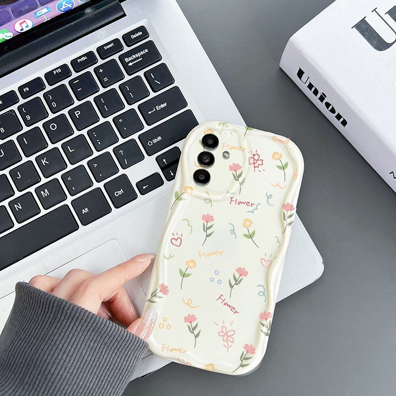 เคสโทรศัพท์กันกระแทกลายดอกไม้เล็กแบบเต็มหน้าจอ Oppo A3 Pro 5G เคสแบบนุ่มโปร่งใสเคสป้องกัน ราคา ถูกที่สุด ดีลบีเคเค แกลเลอรีภาพที่ 4