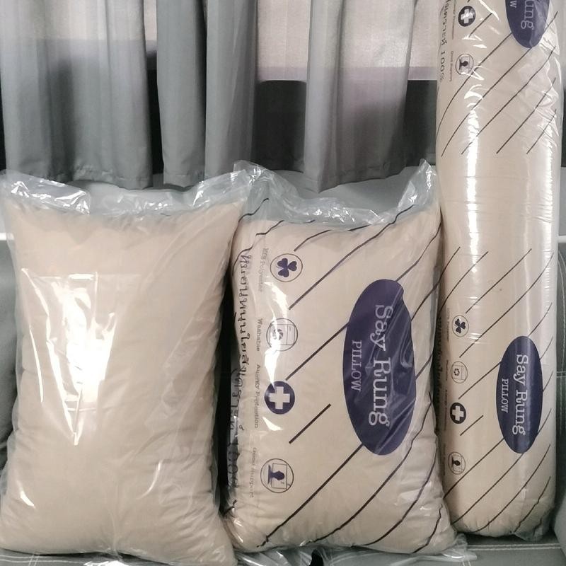 หมอนโรงแรม คิงส์ไซส์ สีพื้น หนุน 2 แถม 1