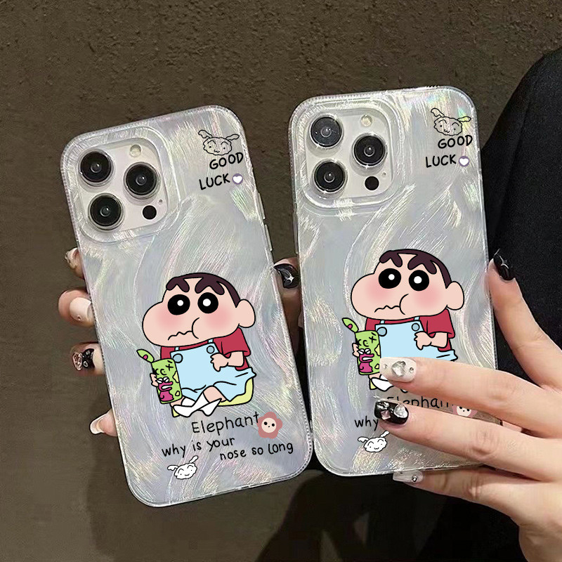 เคส OPPO reno 12 PRO 5G 12F reno 11 PRO 5G 11F reno 10 6 7 8 6Z 5Z 7Z 8Z 8T 5G 5F 5 pro 4 4G RENO12F 5G Y0003S Crayon Shin chan hard Cover phone Case