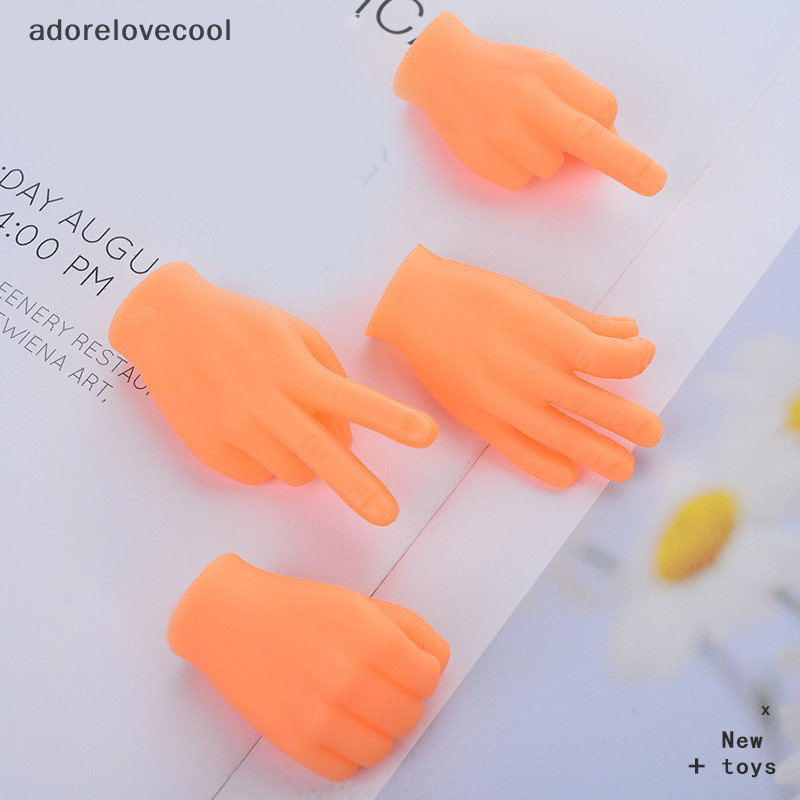 Adth ล้อเล่นแมวถุงมือนิ้วพลาสติกมนุษย์ปลอมมือแมวของเล่นแบบโต้ตอบดูแลแมวสุนัขของเล่นมือน้อยสัตว์เลี้ยงแมวอุปกรณ์ Martijn