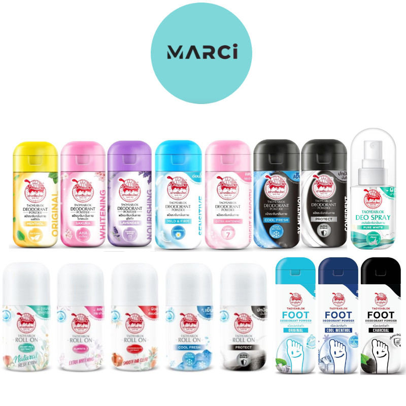 Taoyeablok เต่าเหยียบโลก โรลออน แป้งเต่า [1 ชิ้น]