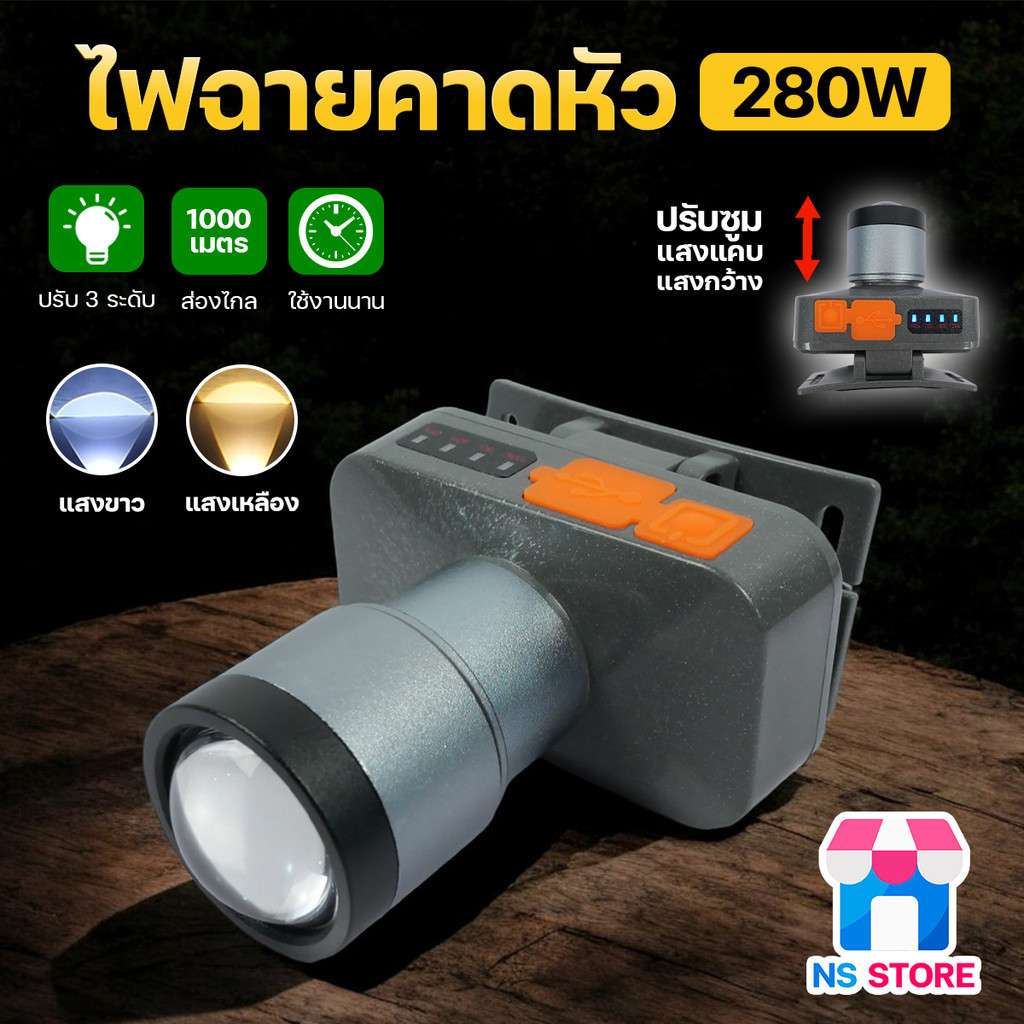 ไฟฉายไล่ผี 280W กันน้ำกันฝน แสงขาว/เหลือง ไฟคาดหัว ไฟฉายคาดหัว แบบซูมแสงได้ LED HL-655+656

<p>“><center></p>
<h4></h4>
<p><p><font color=