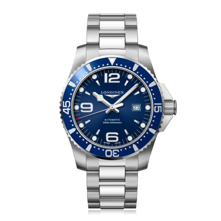 Longines Longines Longines Diving Series Watch นาฬิกาผู้ชายกลไกอัตโนมัติ L3.841.4.96.6