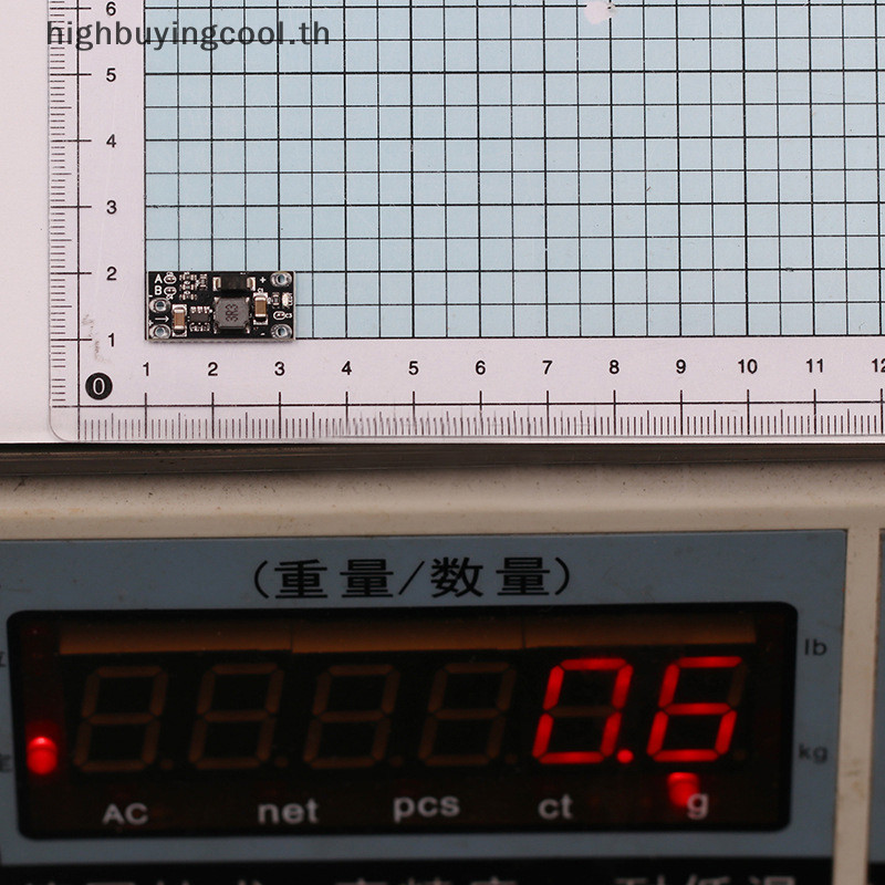 Hcth Mini DC-DC Boost Step Up Converter โมดูล 3.7V ถึง 12V แรงดันไฟฟ้า PCB บอร์ดโมดูลแบตเตอรี่ลิเธีย