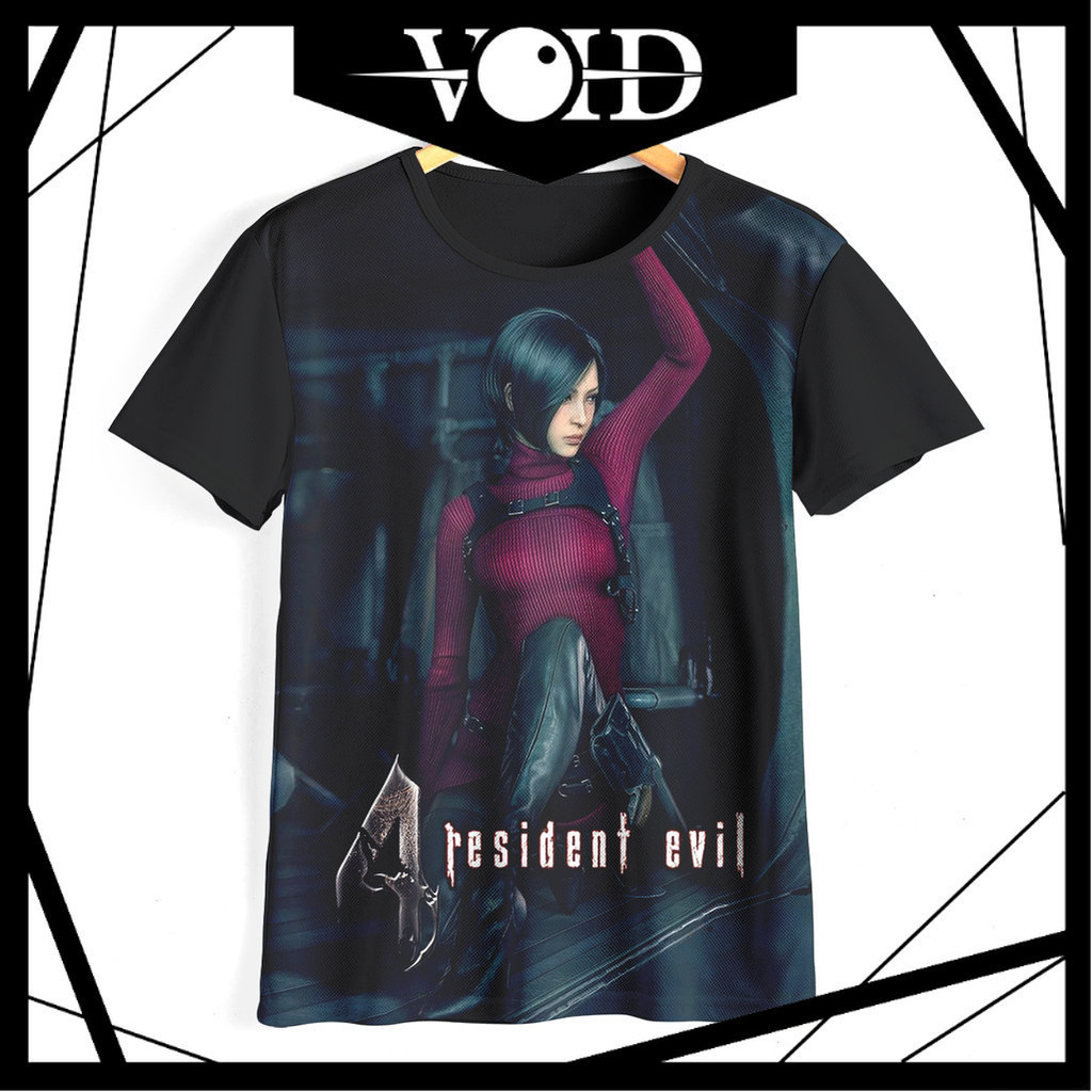 เสื้อยืดเด็ก เสื้อยืดผู้ใหญ่ เกมจัมโบ้ 07RE4 Resident Evil 4 Ada Wong เสื้อผ้าเด็กผู้ใหญ่เสื้อผ้าเกม