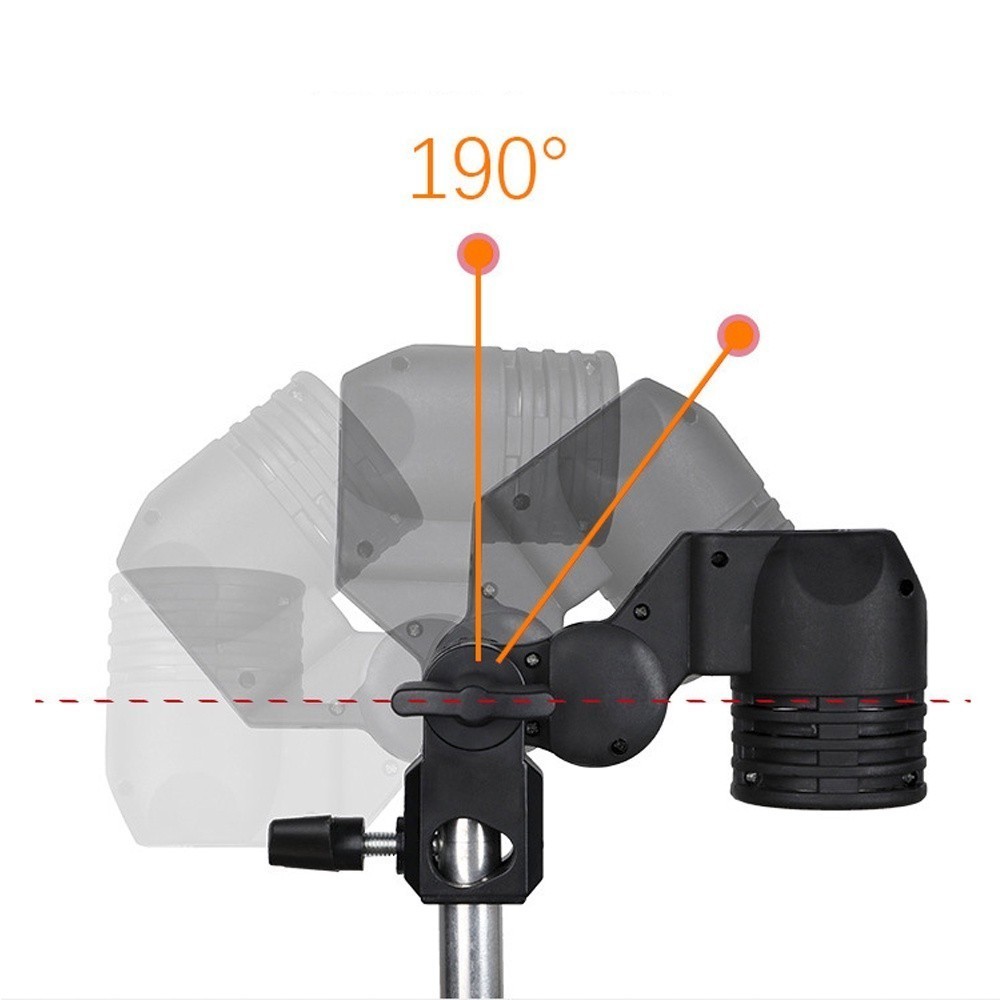 หลอดไฟ E27 85W 300W  พร้อมขาตั้ง 200 ซม. 3 สี สําหรับถ่ายภาพ วิดีโอ สตูดิโอ