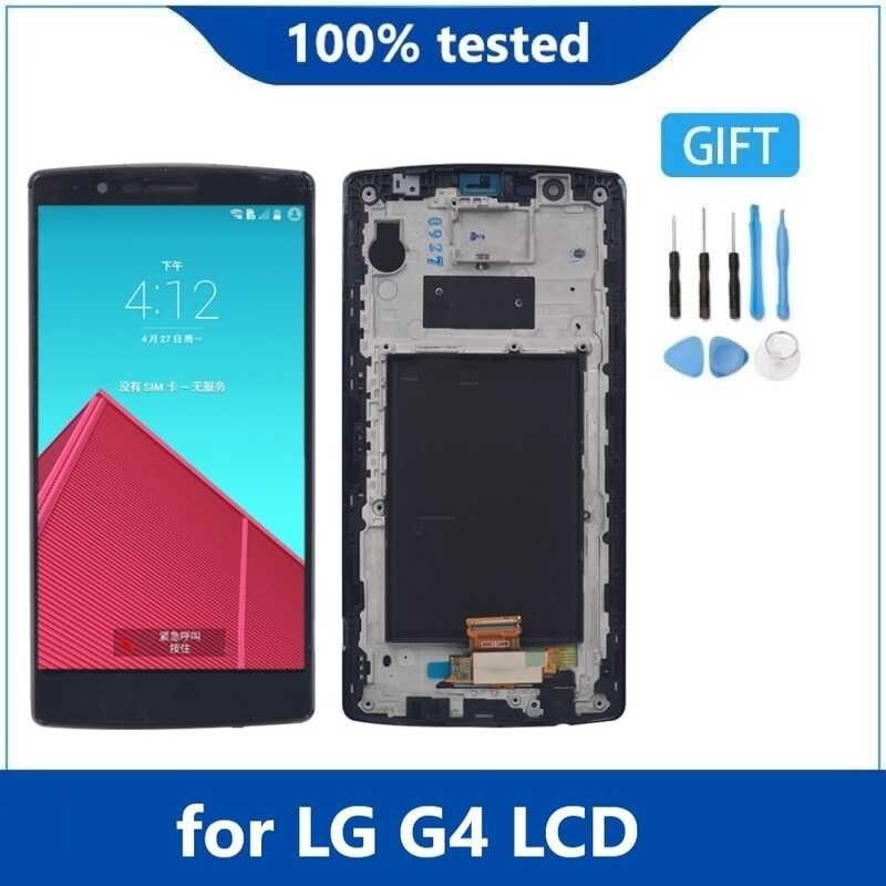 Original For LG G4 H810 H811 H815 VS986 LS991 F500L H818 LCD display and Touch Screen Digitizer wi