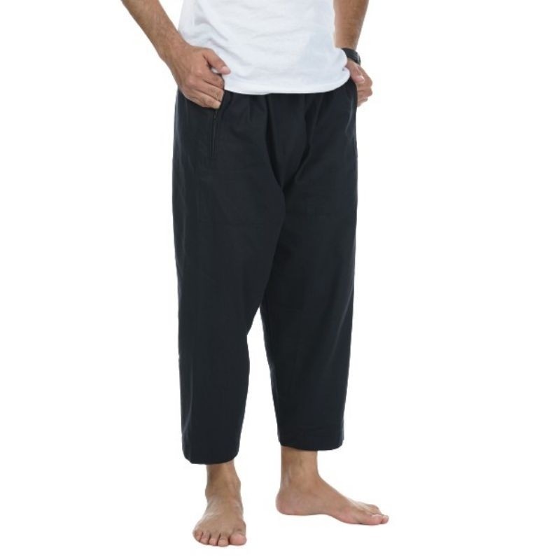 Unisex สีดําและสีขาว Umarah และ Hajj Robe Pants 100% COTTON Duniya eShop