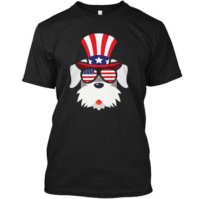 เสื้อยืด Dog Happy 4Th Of July
