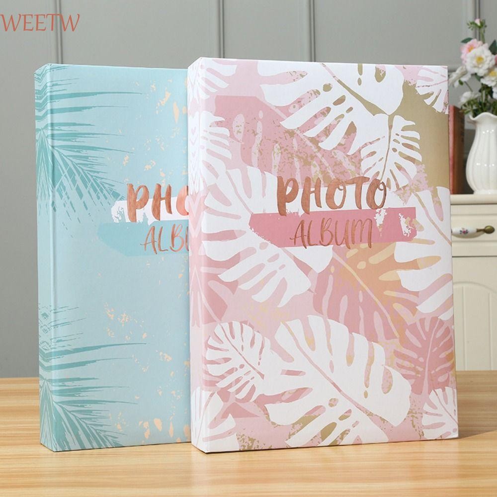 กรณีอัลบั้มรูป ว้าว,สร้างสรรค์4x6แทรกอัลบั้มรูป,ของขวัญ100หน้าที่มีสีสัน3กริดการจัดเก็บภาพอัลบั้มสํานักงานตกแ