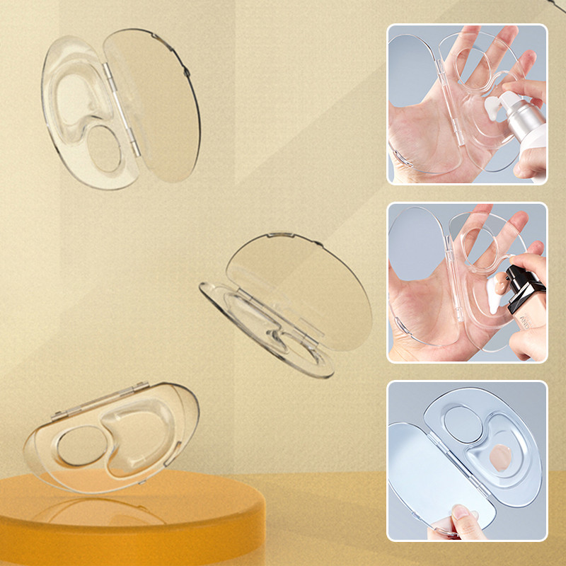 Ins โปร่งใสแต่งหน้าแผ่นผสมกันฝุ่น Face Cream Fundation ผสมเครื่องมือ Covered Majtic อุปกรณ์ผู้หญิงสาวอุปกรณ์