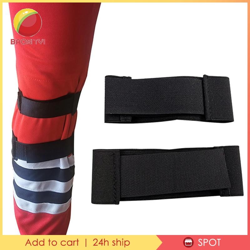 [Baosity1] Hockey Leg Strap Elastic Anti Slip Supporters Puck Ice Hockey สายนาฬิกาสําหรับผู้รักษาประตูกีฬา Street Ice Football Socks Miss