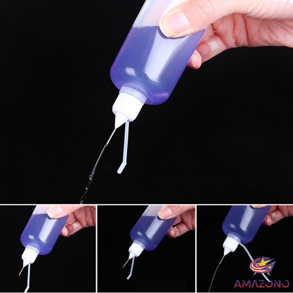 Amaz หัวเข็มขวดน้ำมัน ขวดหยด ขวดแบ่ง DIY อุปกรณ์ ขวดดรอเปอร์ ปลายแหลม Dropper Bottles
