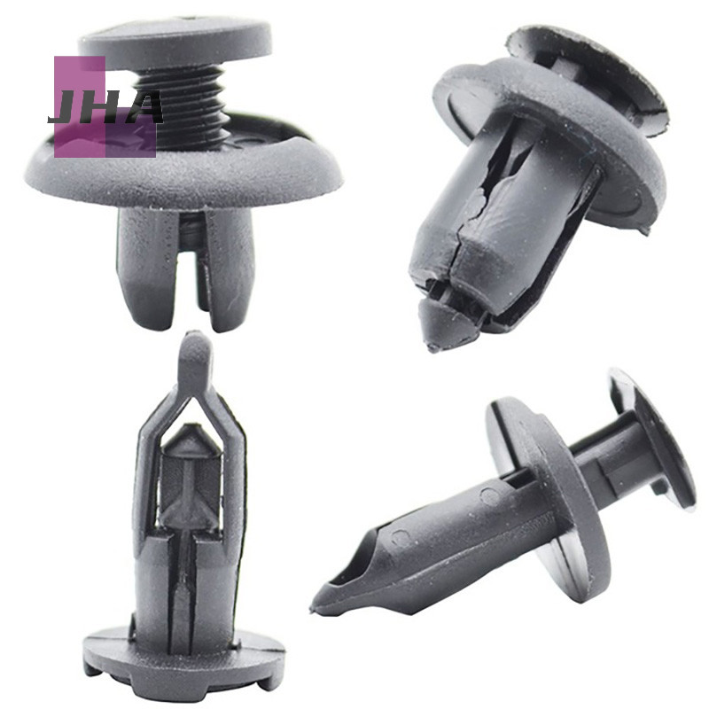 [JHA] 40 ชิ้นรถหมุดพลาสติกกันชน Fender Retainer Fastener Mud Flaps Push Clips Pin ใหม่