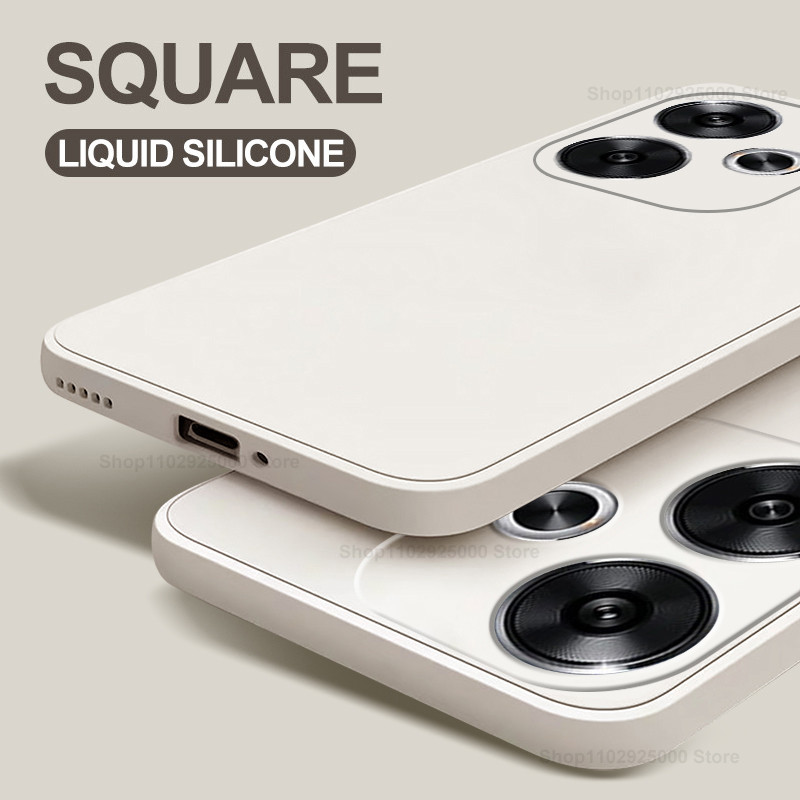Poco F6 F 6 F6Pro PocoF6 Pro หรูหราซิลิโคนเหลวเคสโทรศัพท์สําหรับ Xiaomi Poco F6 Poco F 6 Pro F6Pro P