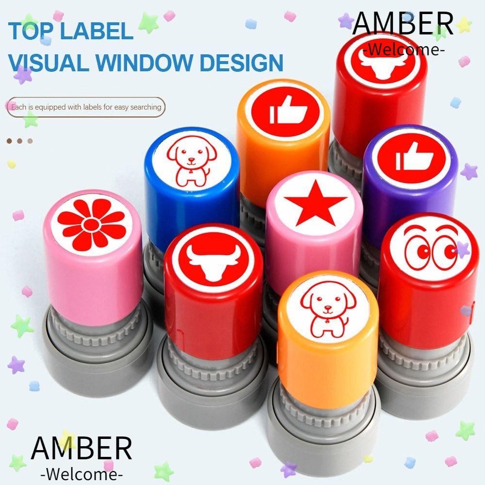 Amber Golf Ball Stamper สีเชลล์สุ่มซีลพลาสติกแห้งเร็ว