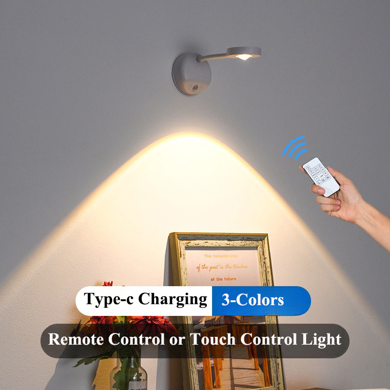 LED เซ็นเซอร์ตรวจจับการเคลื่อนไหวของมนุษย์ ไฟติดผนัง USB ชาร์จได้ ห้องครัว ห้องนอน ไฟ LED อัจฉริยะแบบไม่ต้องใช้สายไฟ - รูปที่ 5