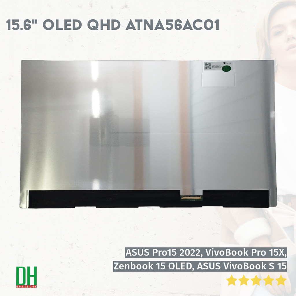 หน้าจอ 15.6 นิ้ว สำหรับ ASUS Pro15 VivoBook Pro 15X, Zenbook 15 OLED VivoBook S 15 รุ่น K3502Z, K650