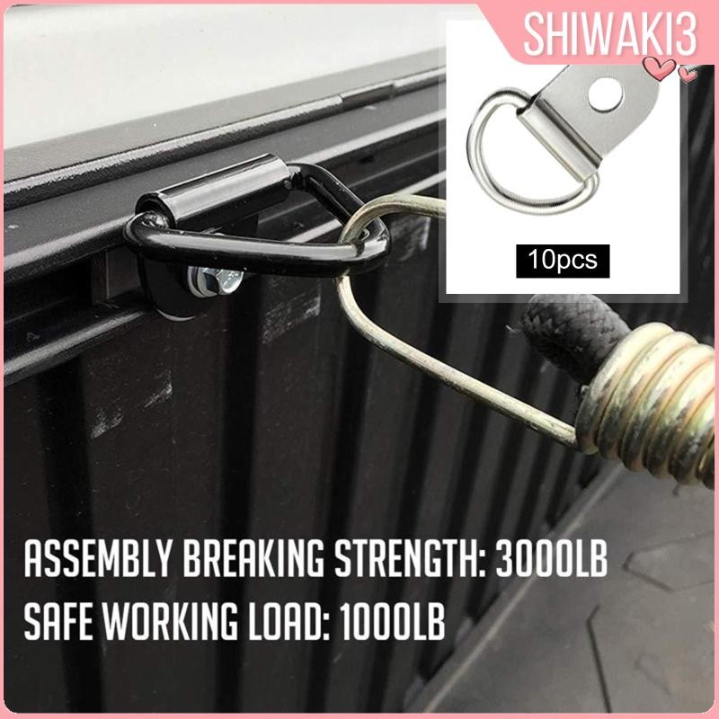 10 ชิ้น รูปตัว D ผูกลงสมอ ฟิตติ้ง สําหรับรถพ่วง RV - รูปที่ 5