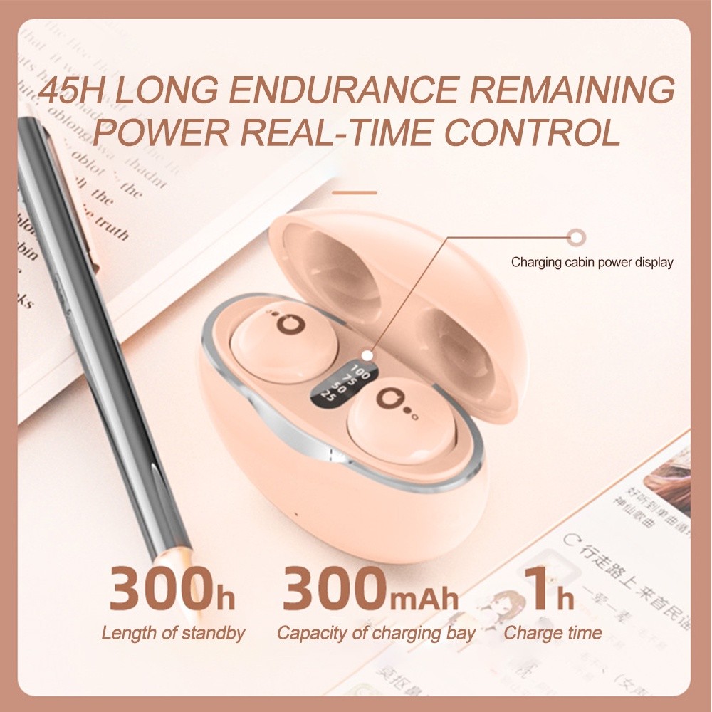 2024 ใหม่ S800 Pro X6 Mini หูฟัง TWS Sleep ที่มองไม่เห็นหูฟังชนิดใส่ในหูบลูทูธ 5.3 เสียงสเตอริโอกีฬาตัดเสียงรบกวนหูฟังไร้สาย