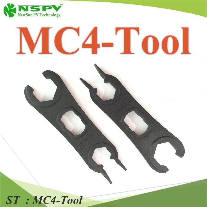 ประแจขัน MC4 ล็อกการบิดเกลียว พร้อมปลายสำหรับกดเขี้ยวถอด MC4 (แพคคู่) รุ่น MC4-Tool