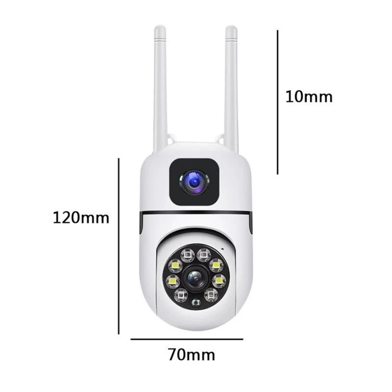 กล้องวงจรปิด360wifi PTZ HD5MPOutdoorIndoorwireless IP Securety CCTVCameraภาพคมชัดผ่านมือถือ app v380pro