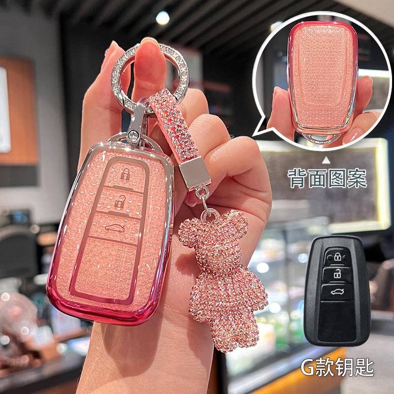 ที่ใส่กุญแจรีโมทรถยนต์ Toyota Hilux  Fortuner Corolla Cross Yaris  Veloz Yaris Ativ Commuter Corolla Camry  Alphard  พวงกุญแจรถ. กระเป๋าใส่กุญแจรถ